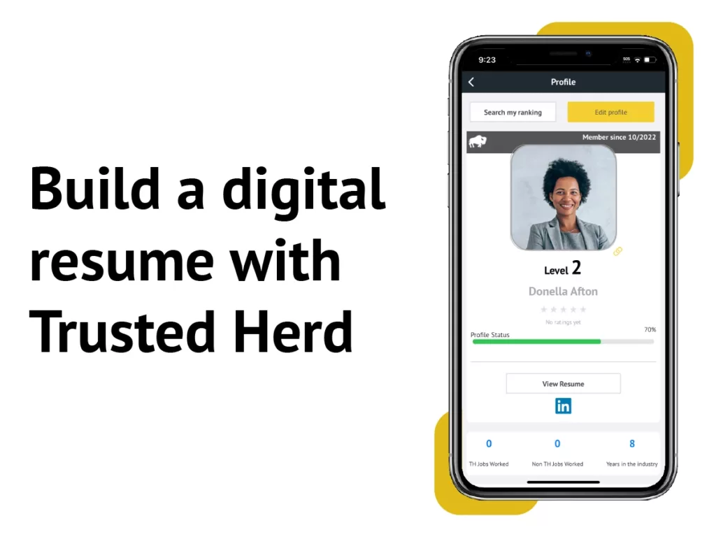 building a brand ambassador resume with Trusted Herd